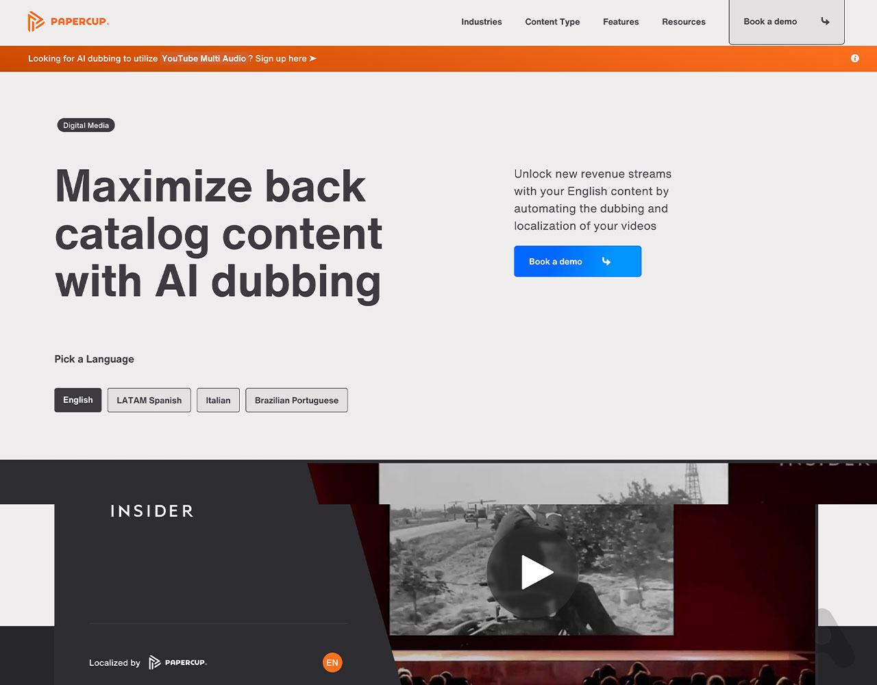Papercup - Inteligencia Artificial - Video Papercup - Inteligencia Artificial - Video