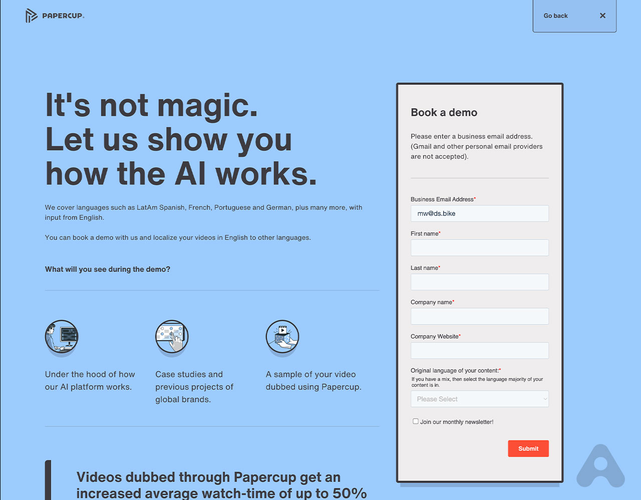 Papercup - Inteligencia Artificial - Video Papercup - Inteligencia Artificial - Video