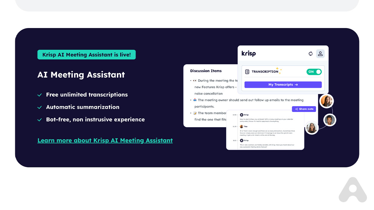 Krisp - Inteligencia Artificial Krisp - Inteligencia Artificial