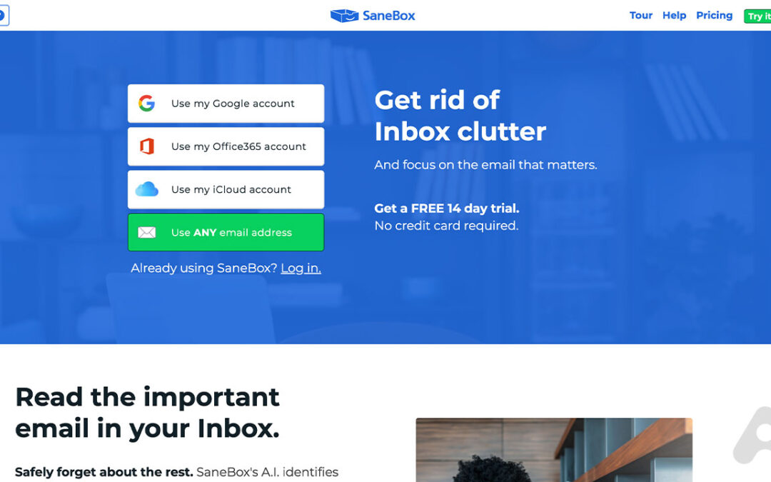 SaneBox - Inteligencia Artificial - Mails