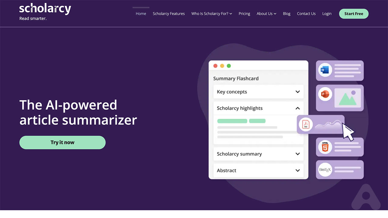Scholarcy – Interligencia Artificial Scholarcy - Interligencia Artificial