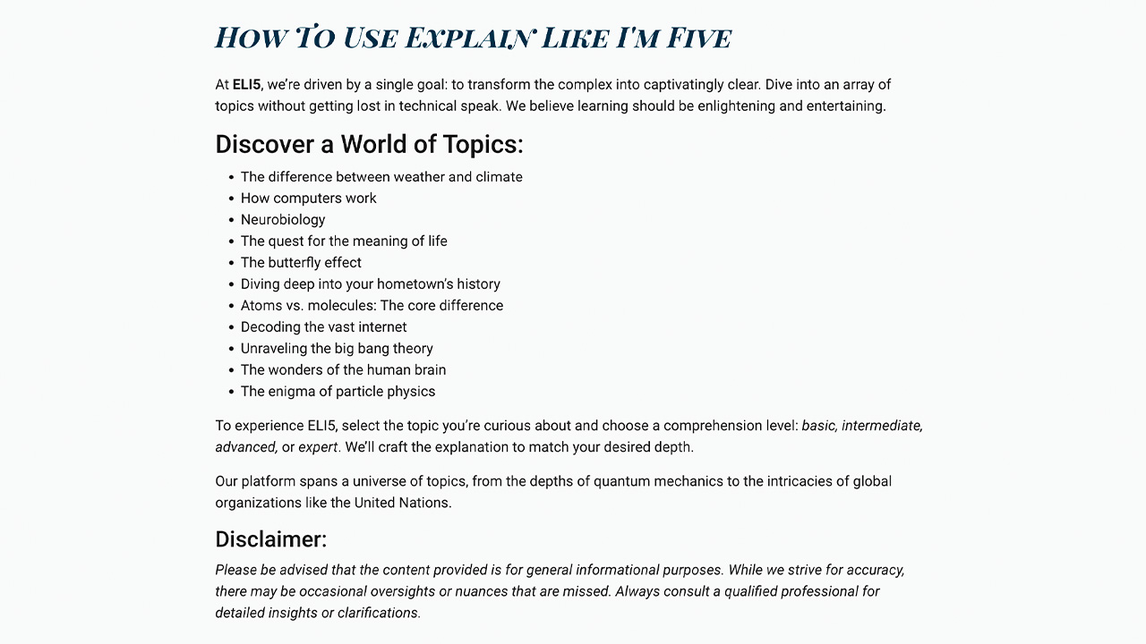 ELI5 - Inteligencia Artificial ELI5 - Inteligencia Artificial