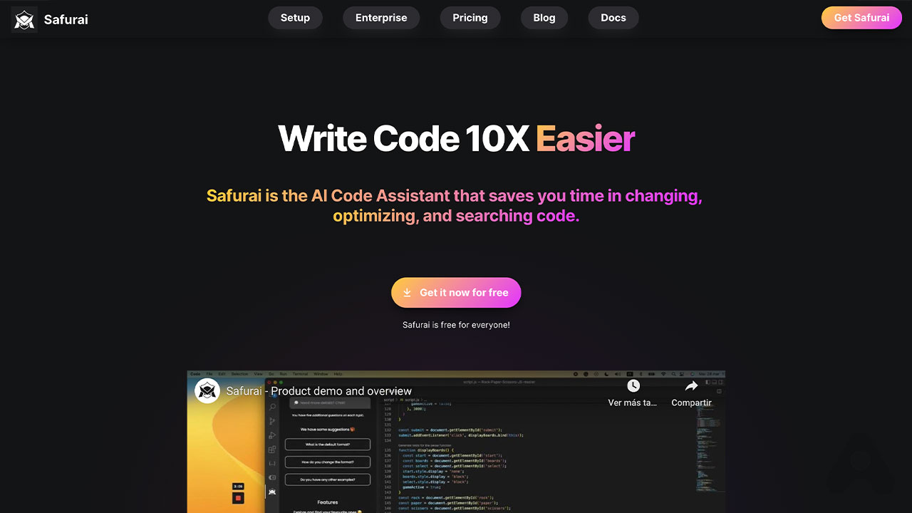 Safurai – Inteligencia Artificial Safurai - Inteligencia Artificial